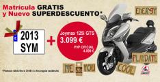 Promoci&oacute; Sym Joymax 125i GTS