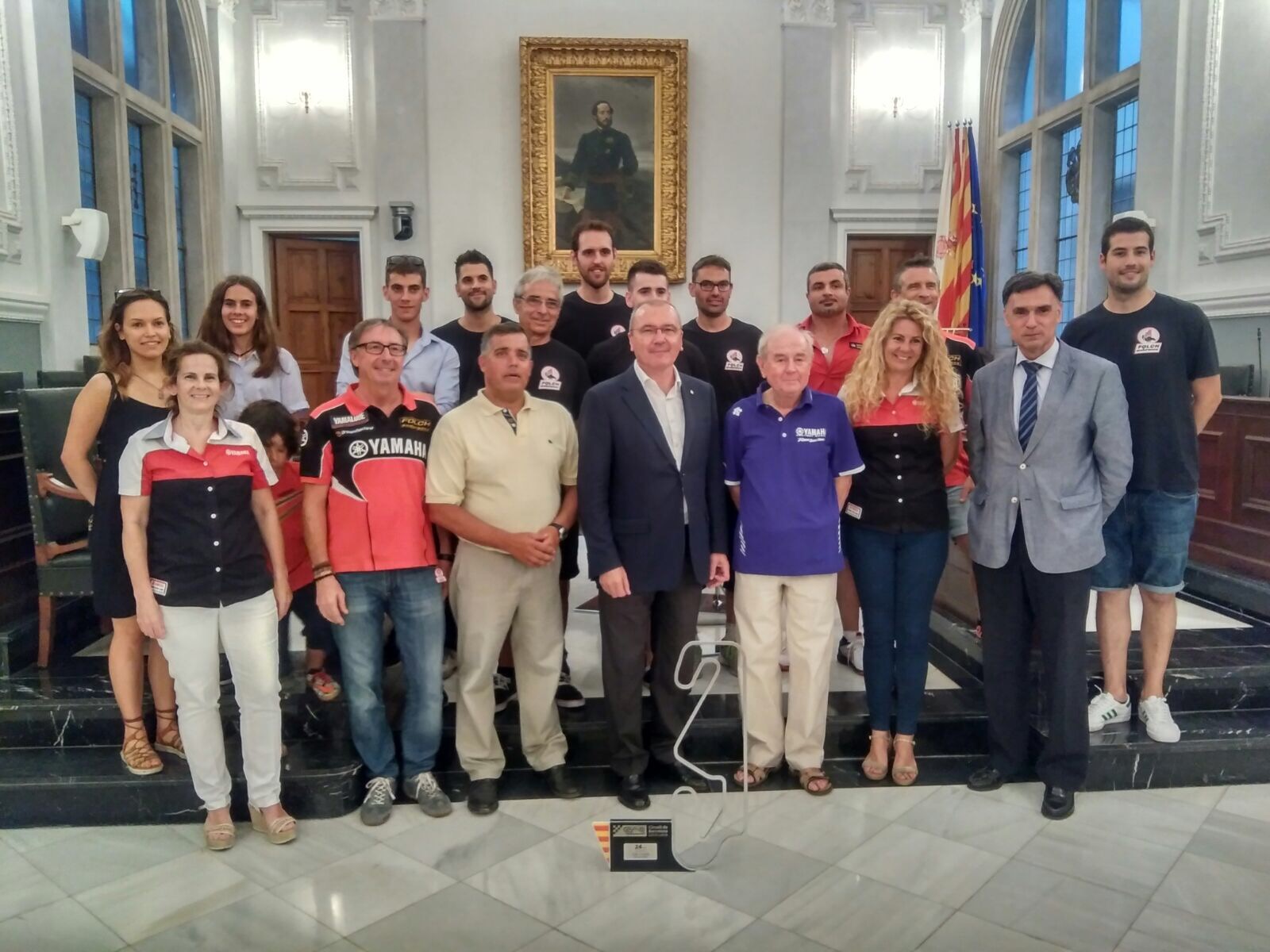 Recepci&oacute;n institucional en el Ayuntameinto