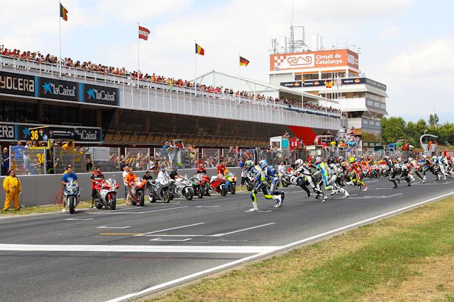 Catalunya 2012. Primeras horas de carrera